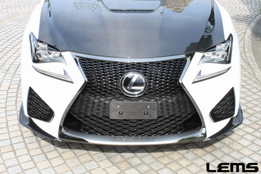 Lems RCF Dry Carbon Front Spoiler Ver1 for Pre-MC, Left and Right Set