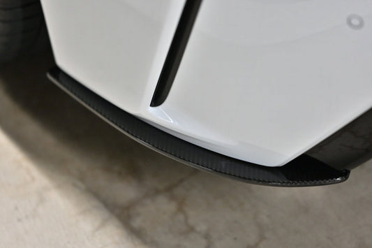 Lems RCF Dry Carbon Rear Under Splitter (left and right set) for after MC